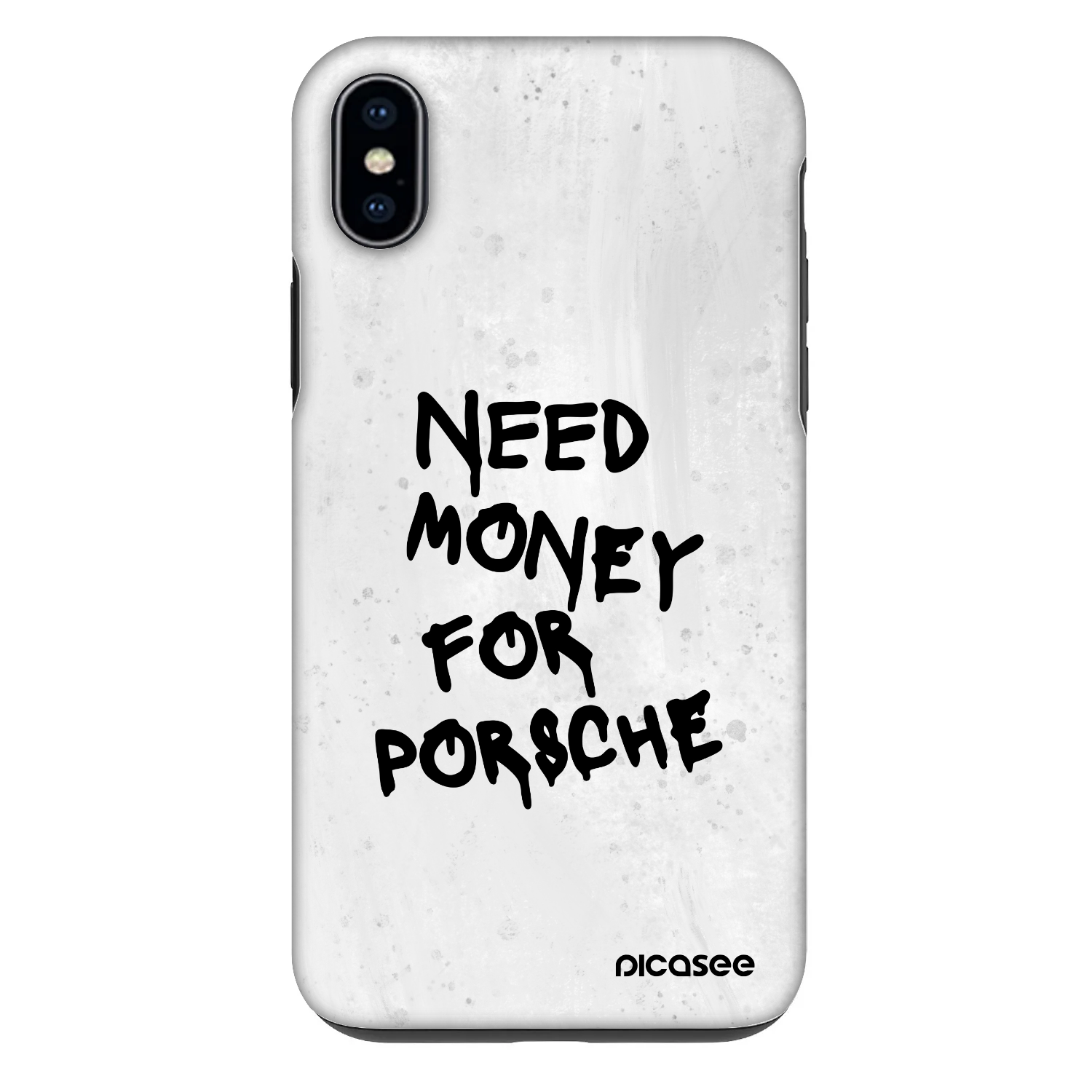 Picasee Fashion Case pro Apple iPhone XS Max - White Dollar