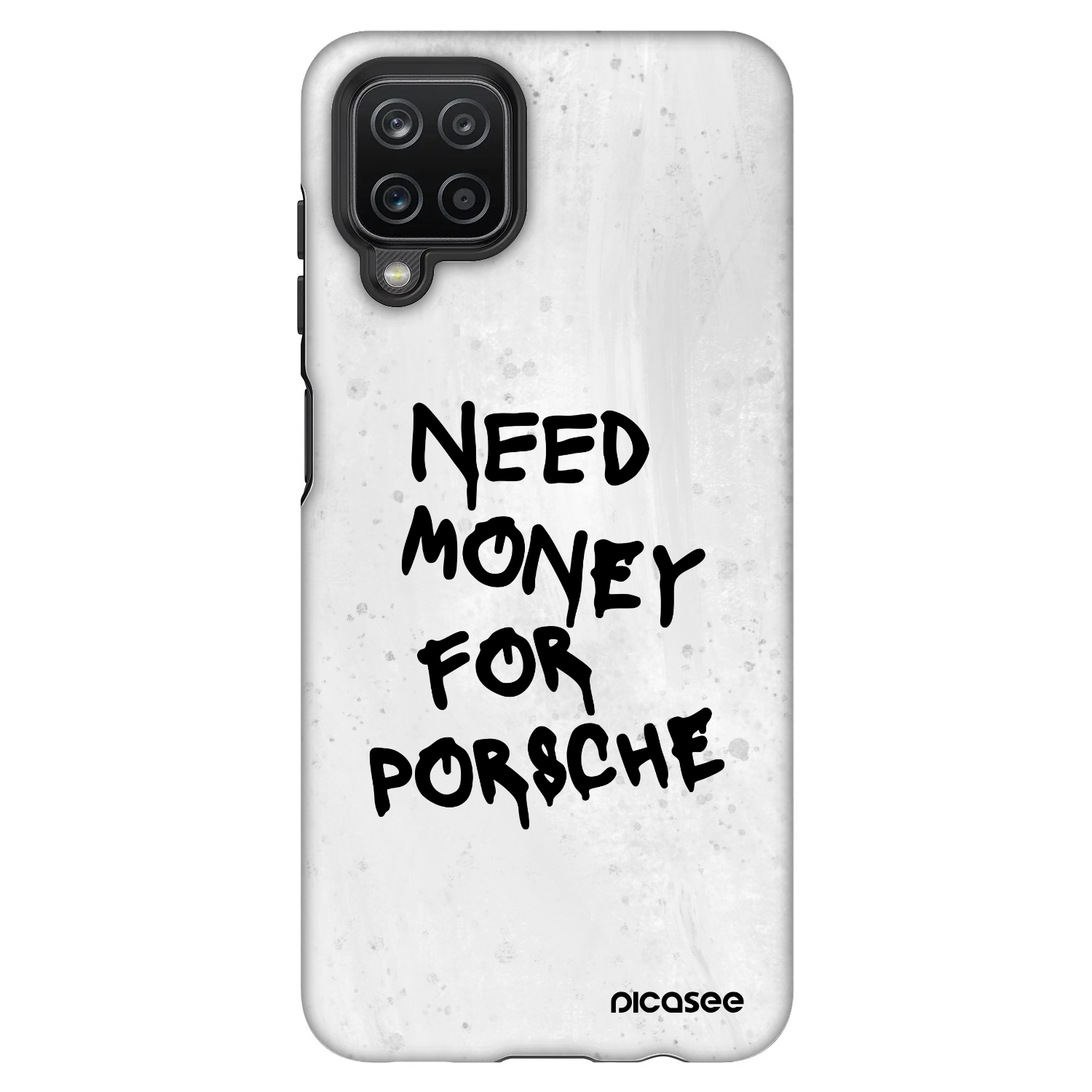 Picasee Fashion Case pro Samsung Galaxy A12 A125F - White Dollar