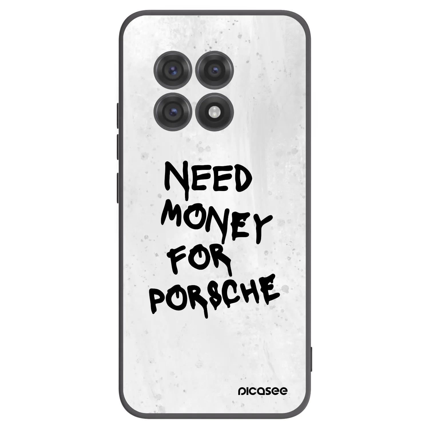 Picasee silikonový černý obal pro OnePlus 13R 5G - White Dollar