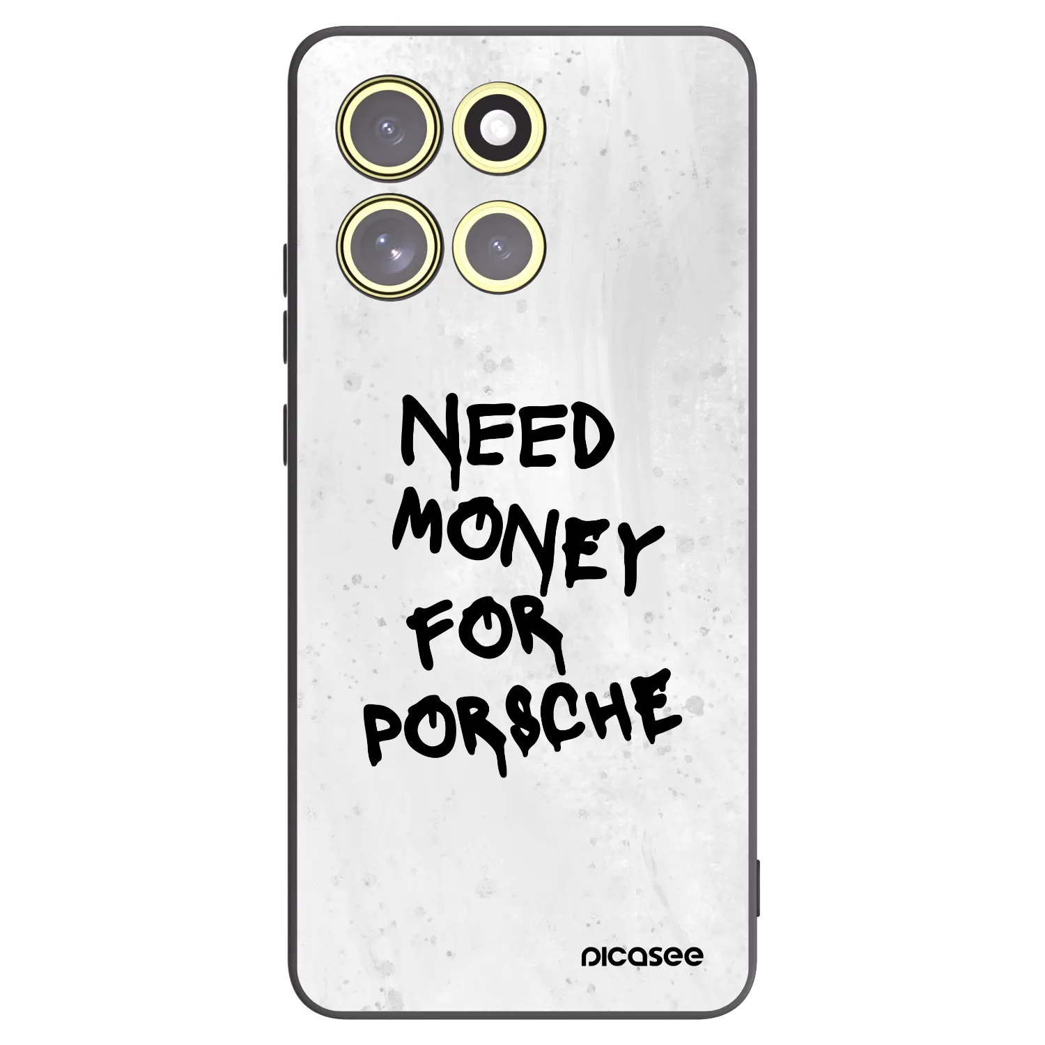 Picasee silikonový černý obal pro Motorola Moto G86 5G - White Dollar