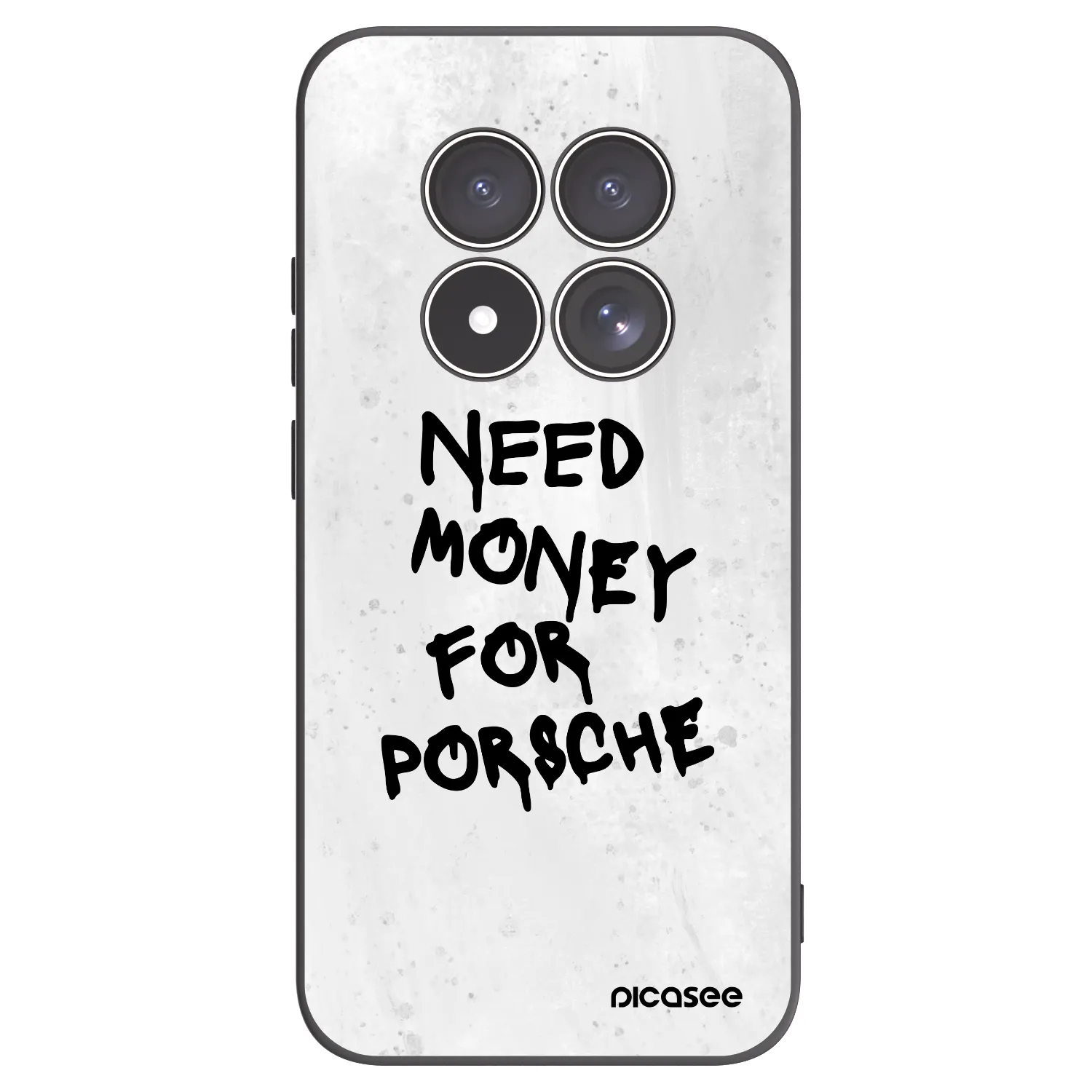 Picasee silikonový černý obal pro Xiaomi Redmi Note 15 Pro 4G - White Dollar