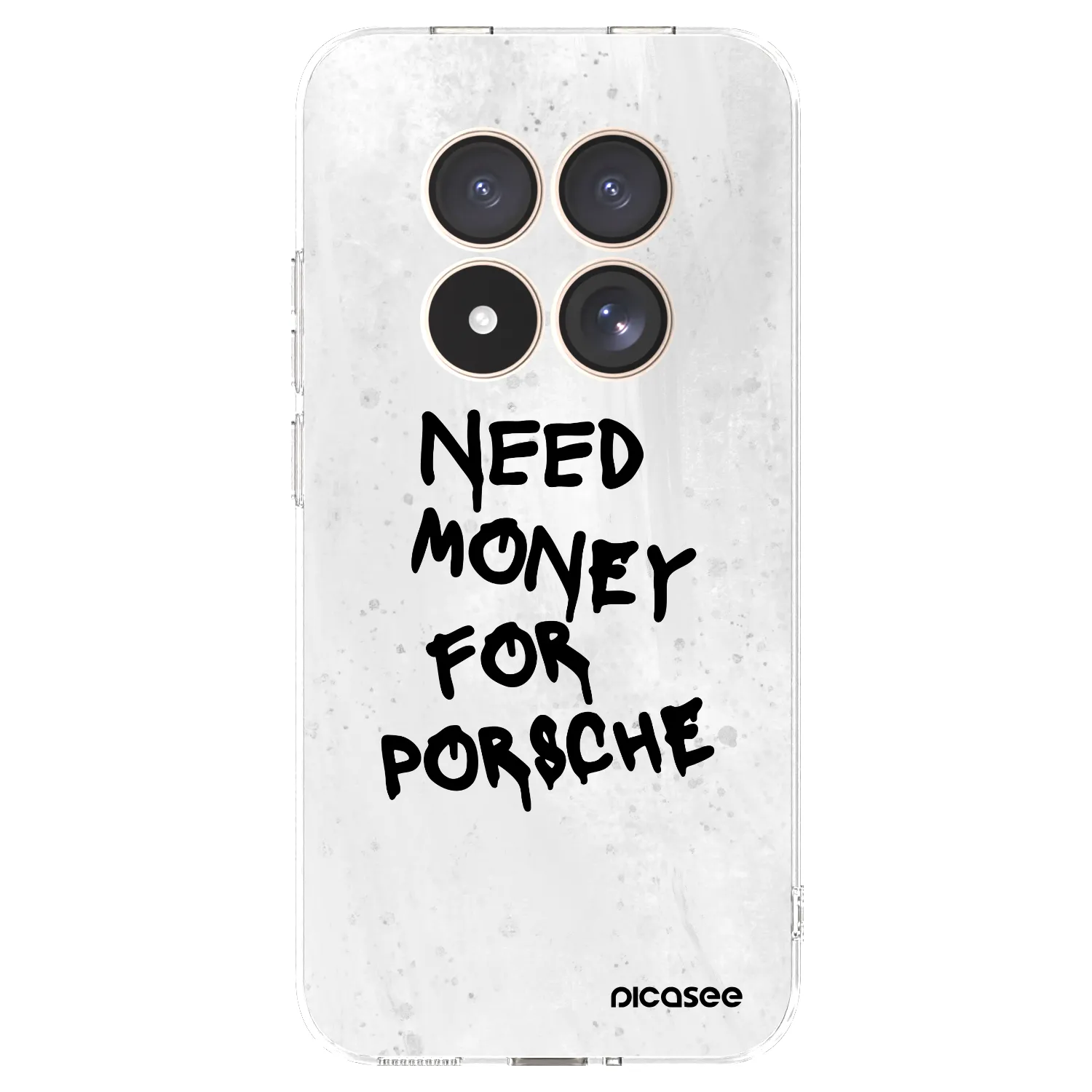 Picasee silikonový průhledný obal pro Xiaomi Redmi Note 15 Pro 4G - White Dollar