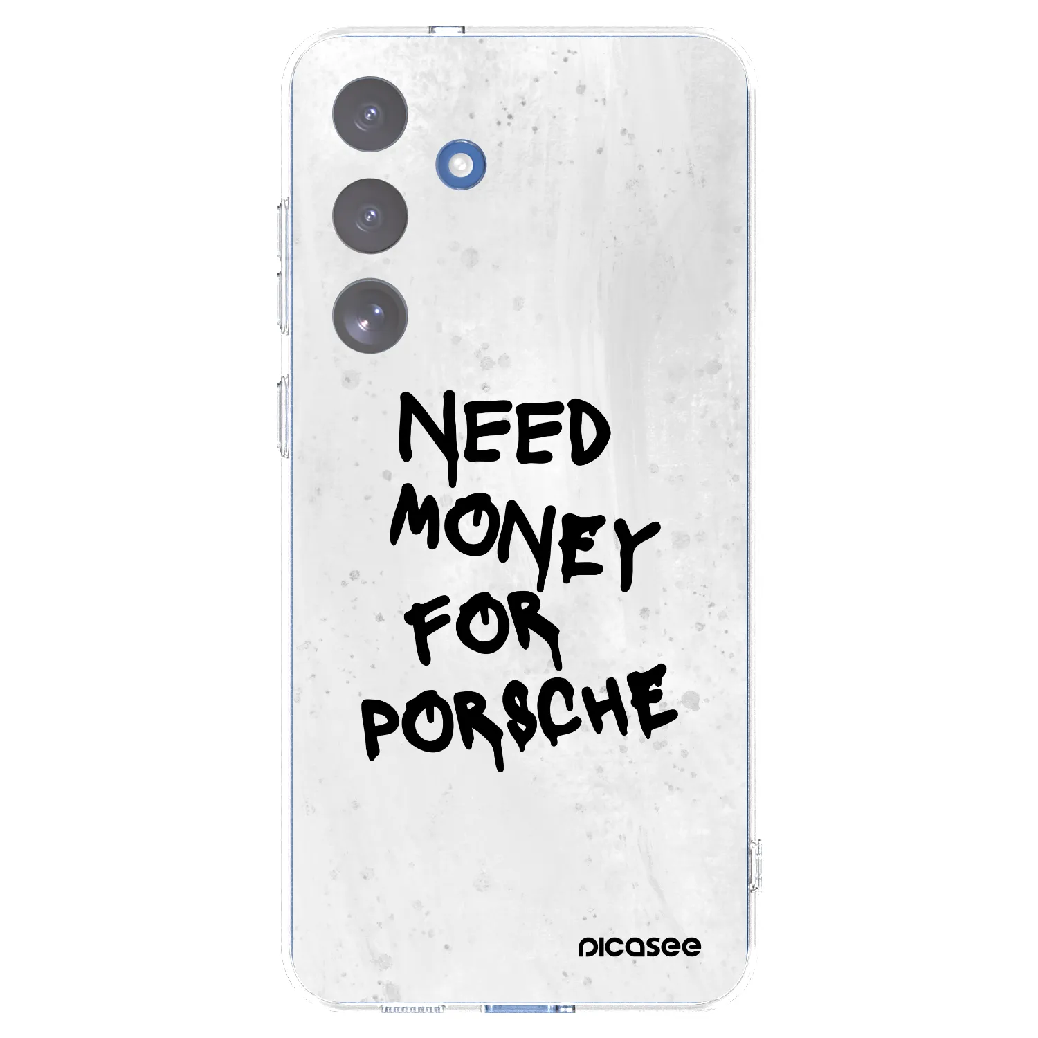 Picasee silikonový průhledný obal pro Samsung Galaxy S25 FE 5G - White Dollar
