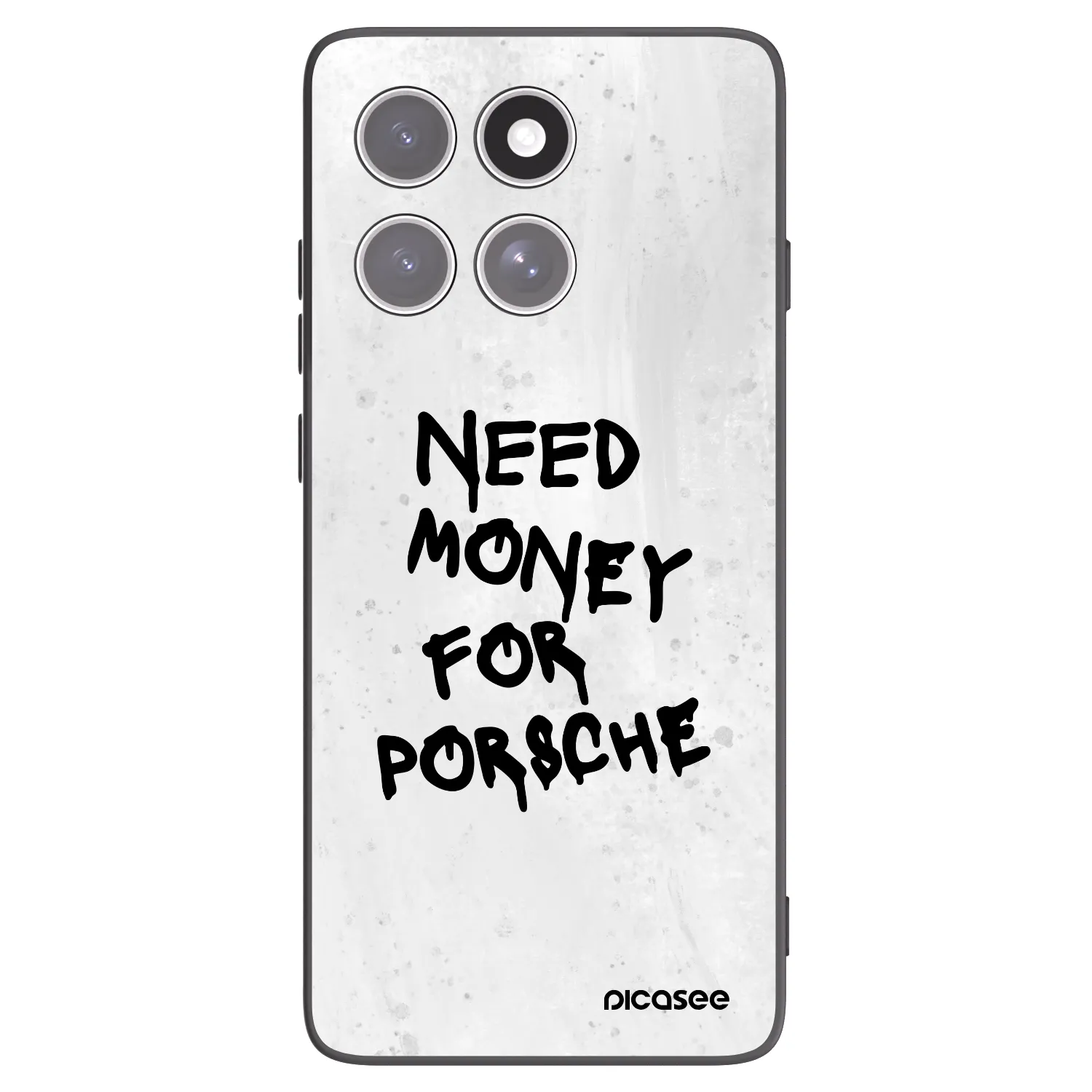 Picasee silikonový černý obal pro Motorola Edge 60 Fusion - White Dollar