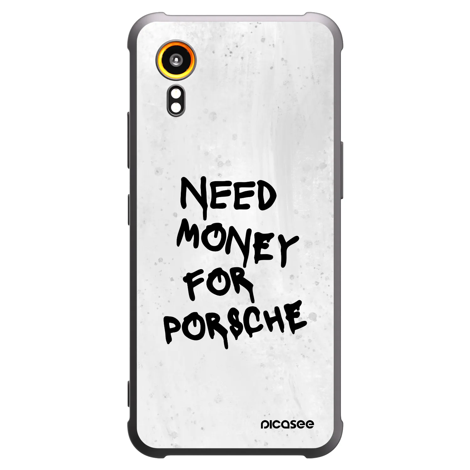 Picasee silikonový černý obal pro Samsung Galaxy Xcover 7 - White Dollar