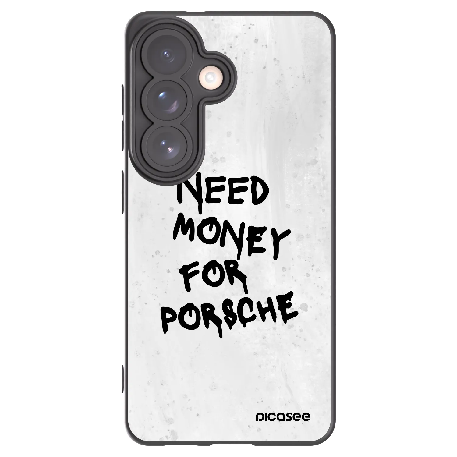 Picasee silikonový černý obal pro Samsung Galaxy S26 - White Dollar
