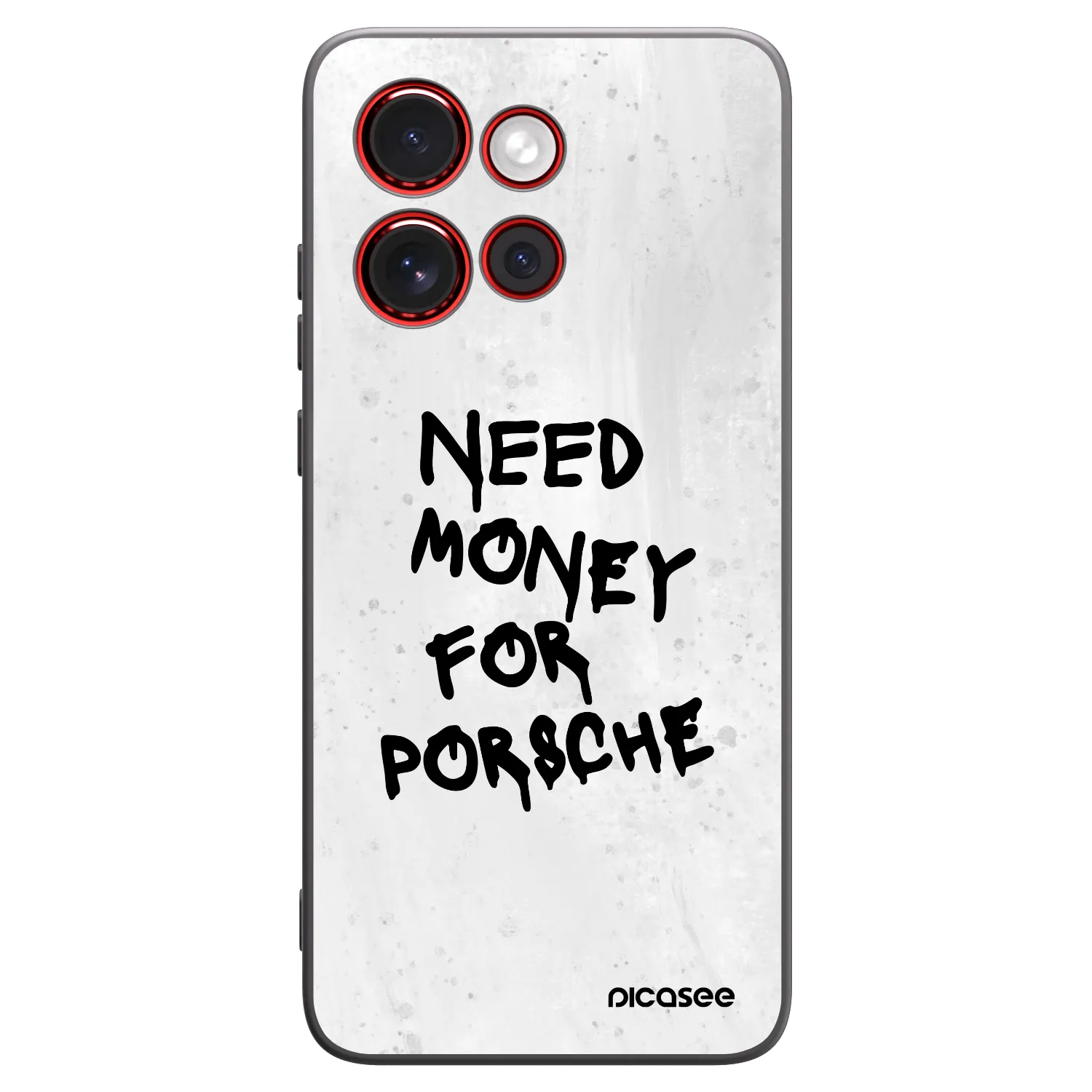 Picasee silikonový černý obal pro Motorola Edge 60 Neo 5G - White Dollar