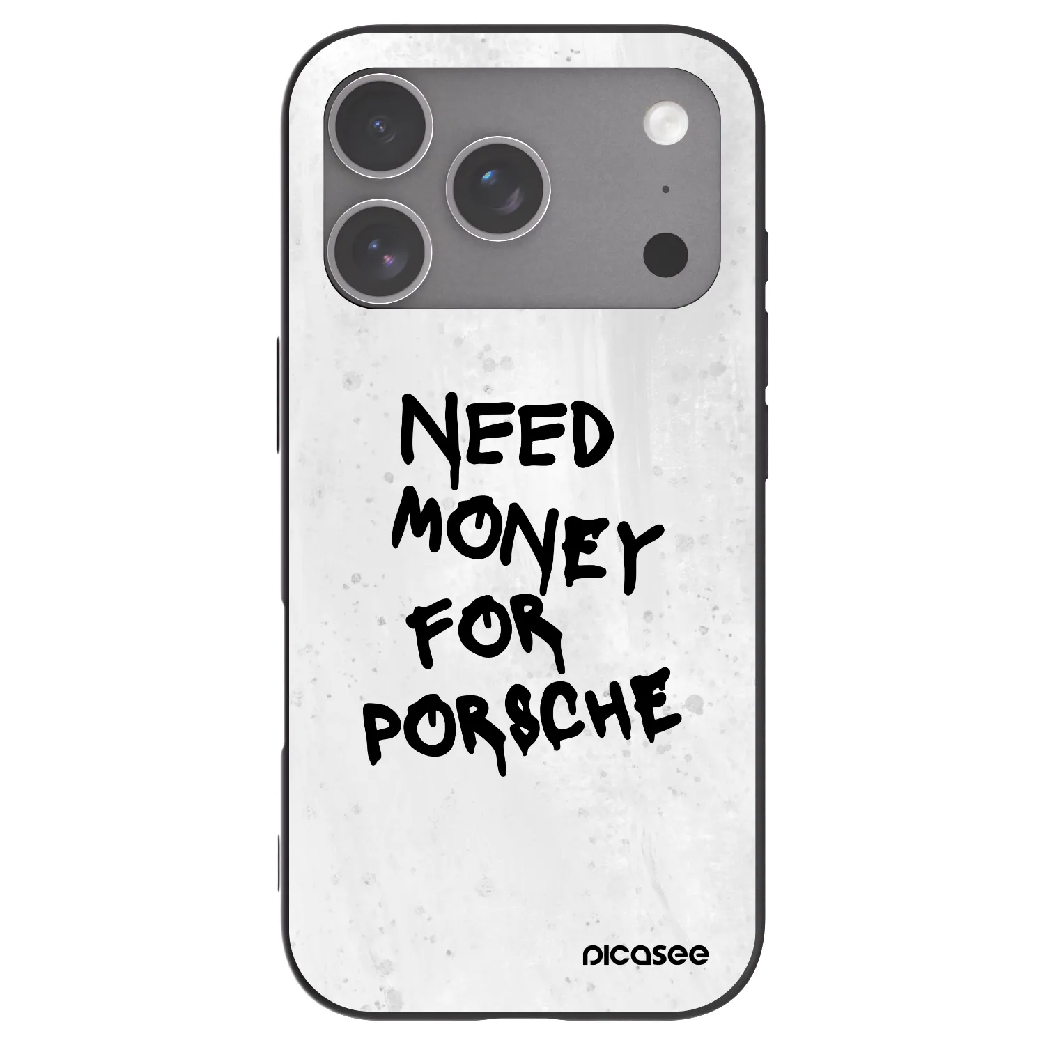 Picasee silikonový černý obal pro Apple iPhone 18 Pro - White Dollar