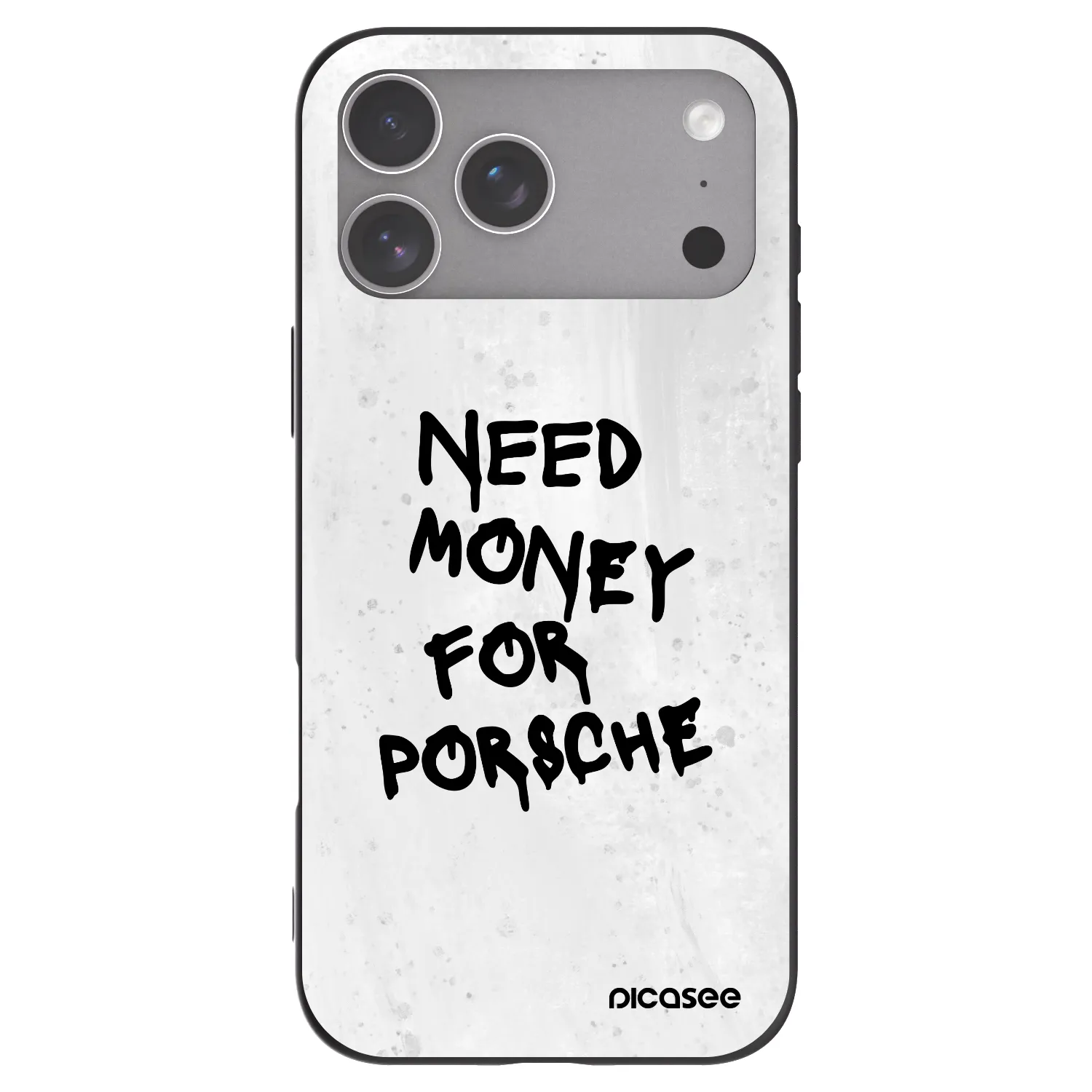 Picasee silikonový černý obal pro Apple iPhone 18 Pro Max - White Dollar