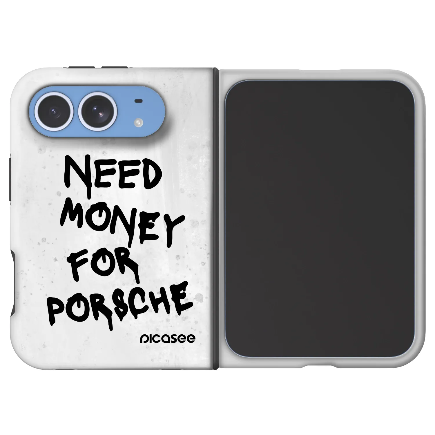 Picasee Fashion Case MagSafe Apple iPhone Duo - White Dollar