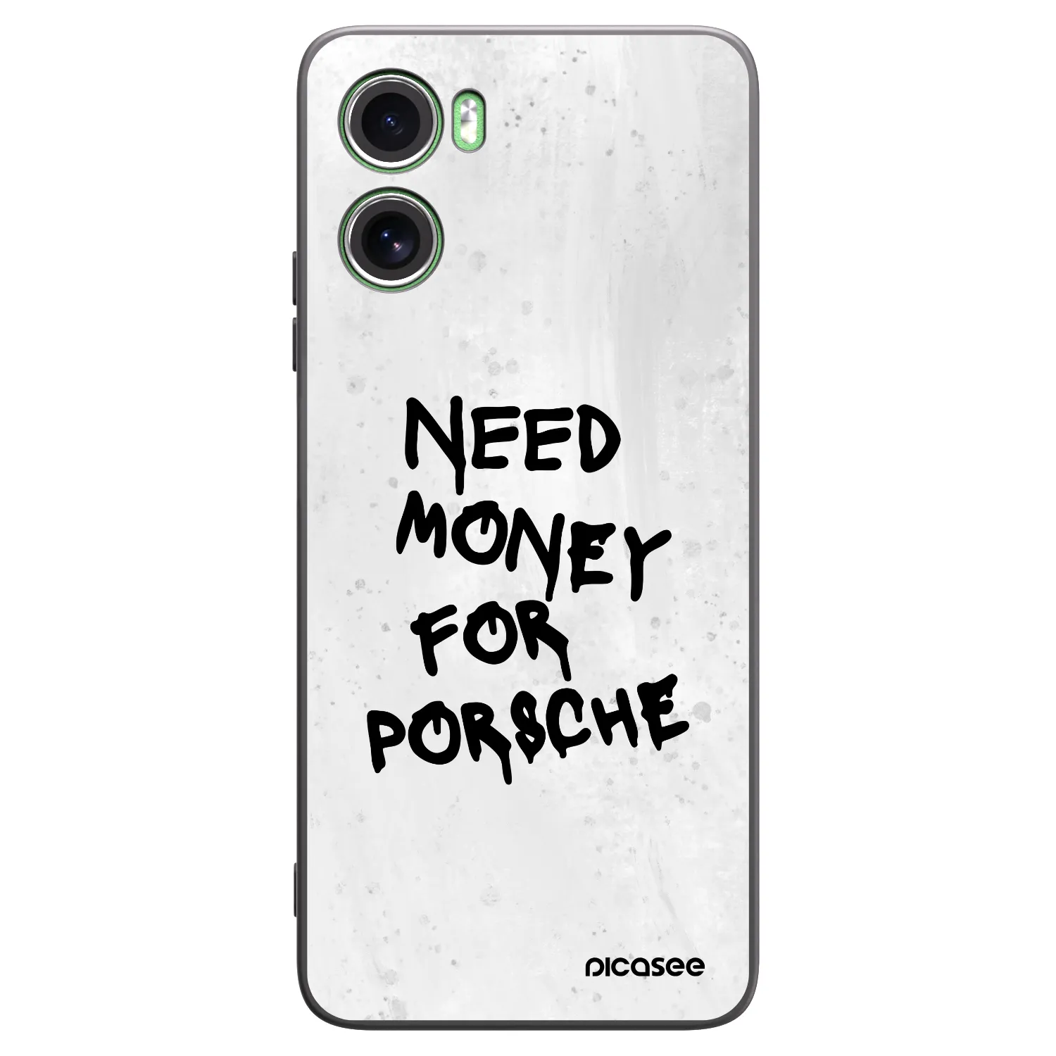 Picasee silikonový černý obal pro Motorola Moto G06 - White Dollar