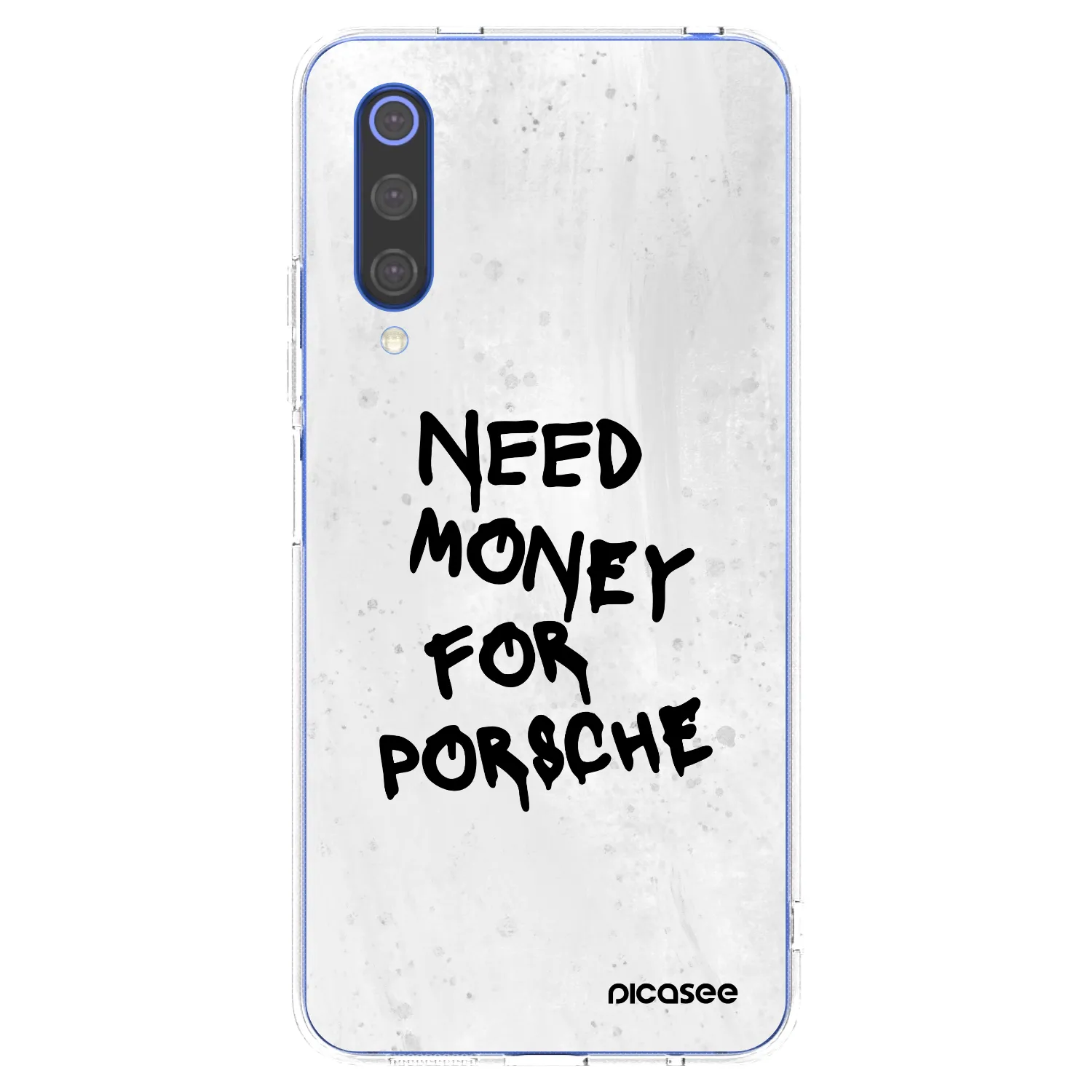 Picasee silikonový průhledný obal pro Xiaomi Mi 9 SE - White Dollar