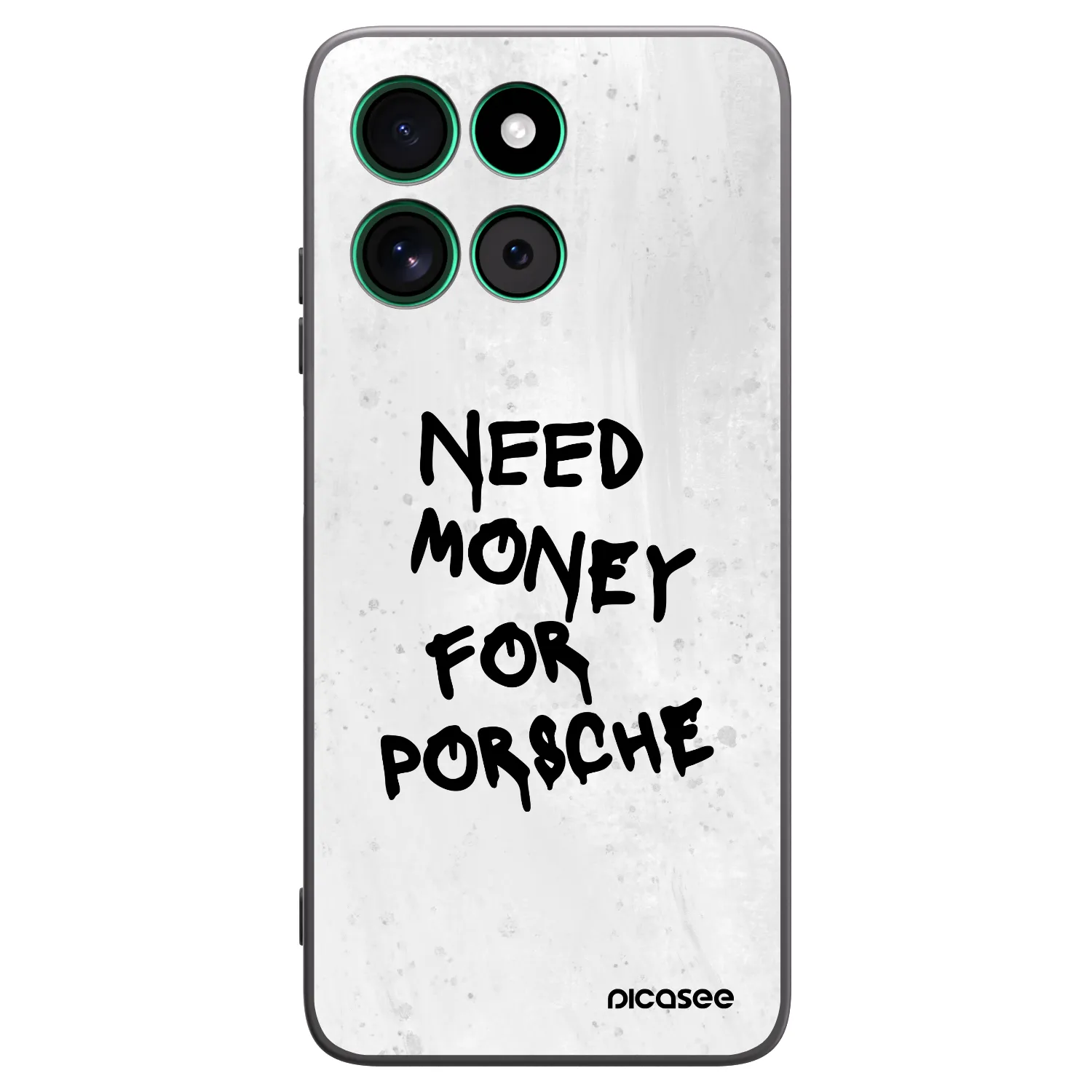 Picasee silikonový černý obal pro Motorola Moto G57 Power - White Dollar