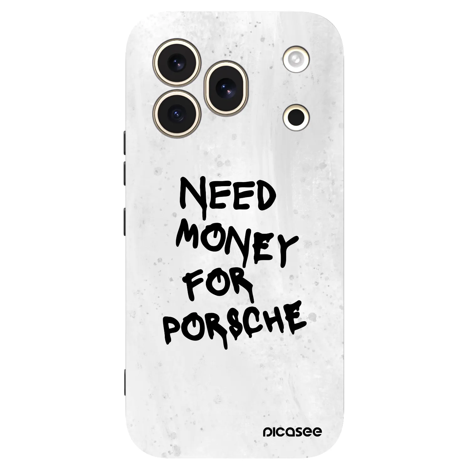 Picasee silikonový černý obal pro Honor 600 Pro - White Dollar