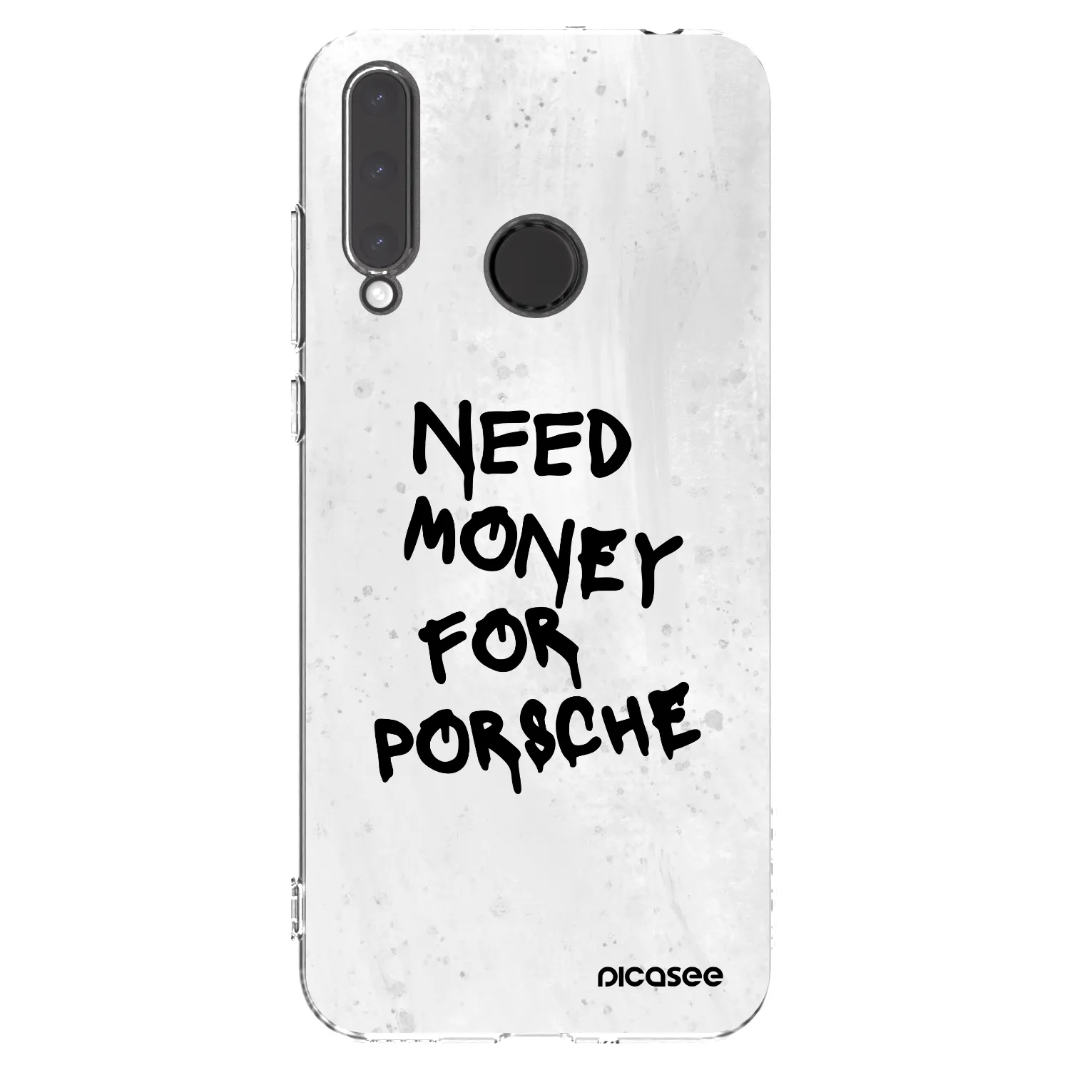 Picasee silikonový průhledný obal pro Honor 20 Lite - White Dollar