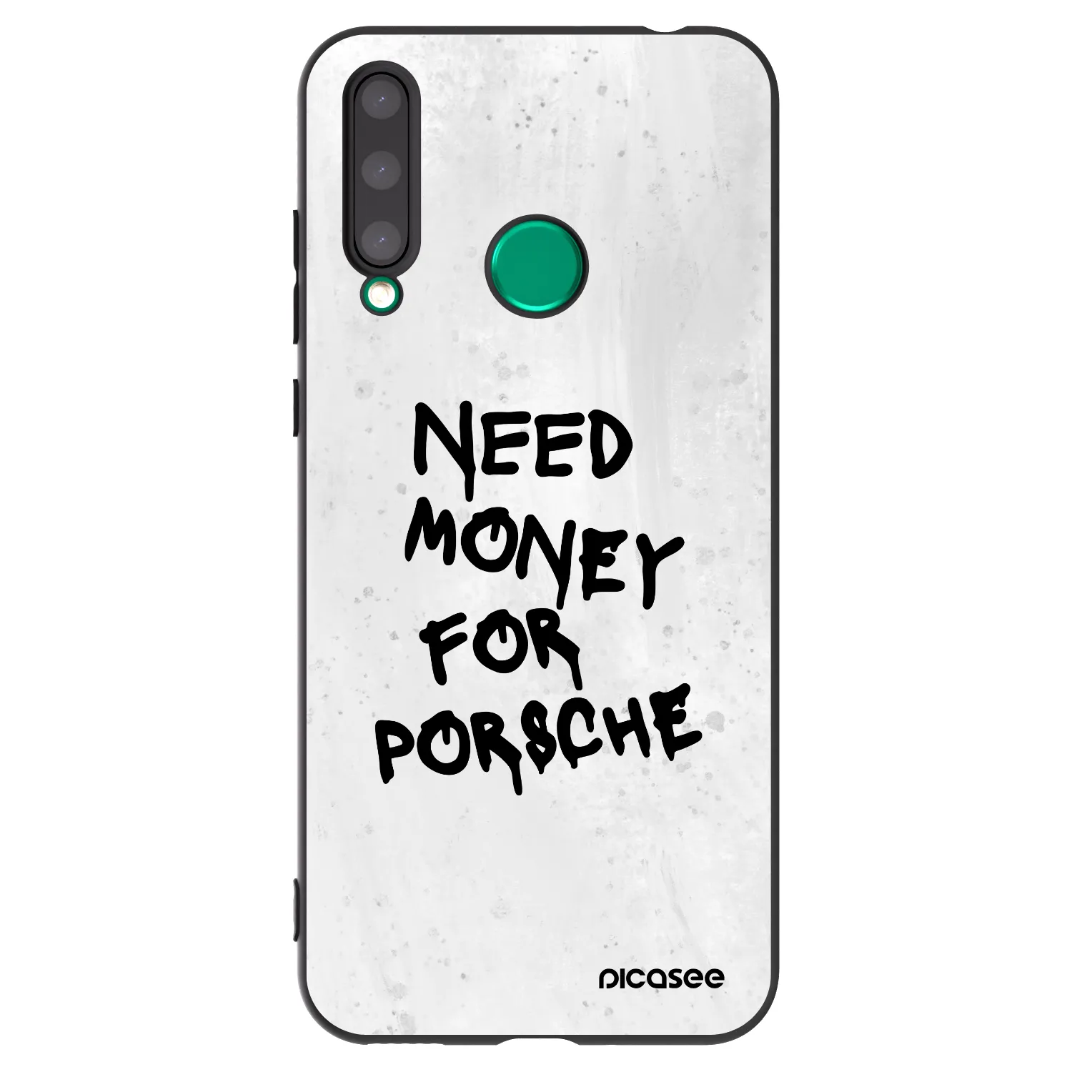 Picasee silikonový černý obal pro Honor 20 Lite - White Dollar