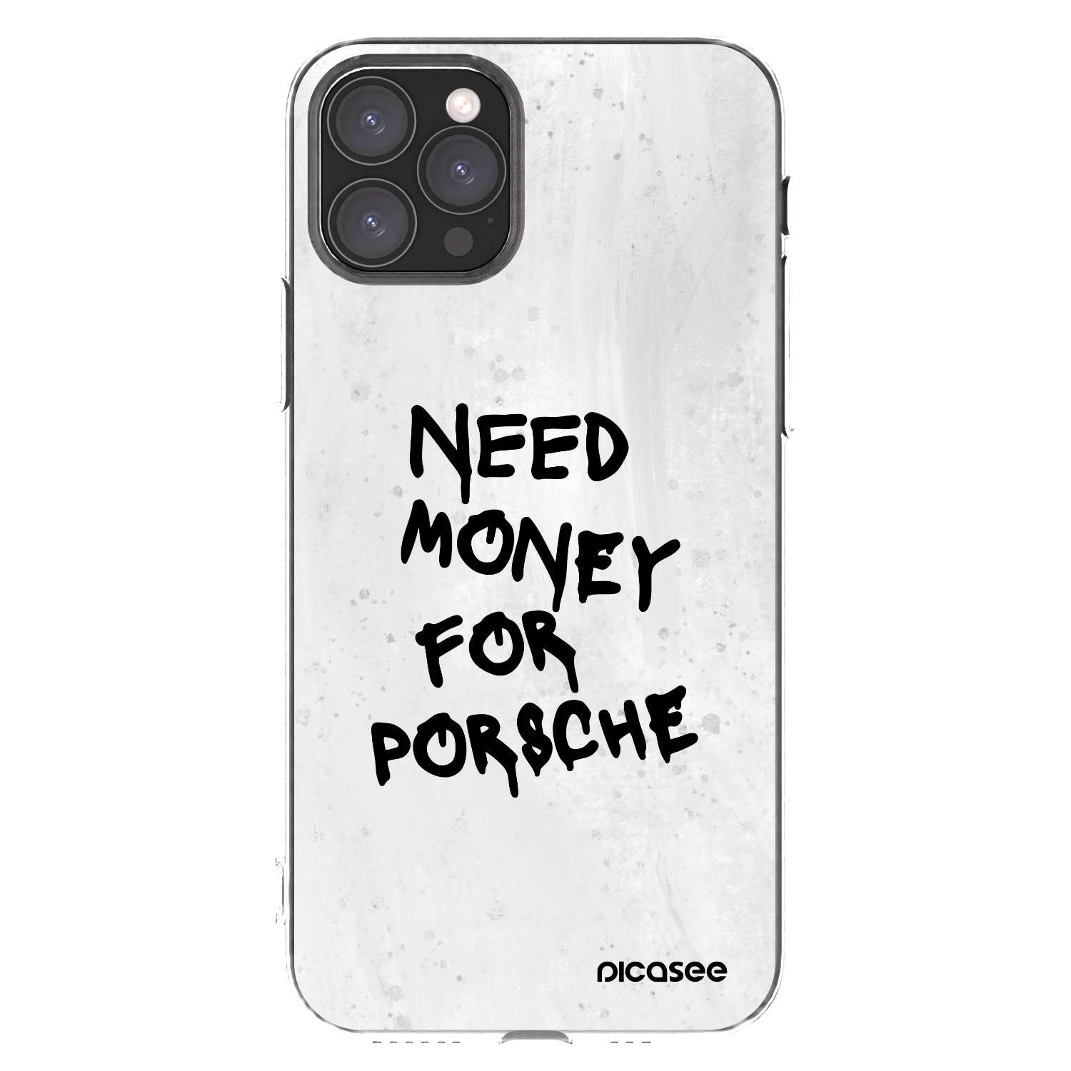 Picasee silikonový průhledný obal pro Apple iPhone 11 Pro - White Dollar