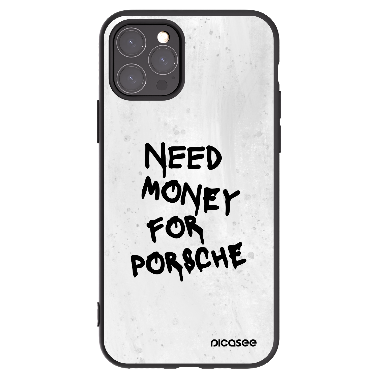Picasee silikonový černý obal pro Apple iPhone 11 Pro - White Dollar