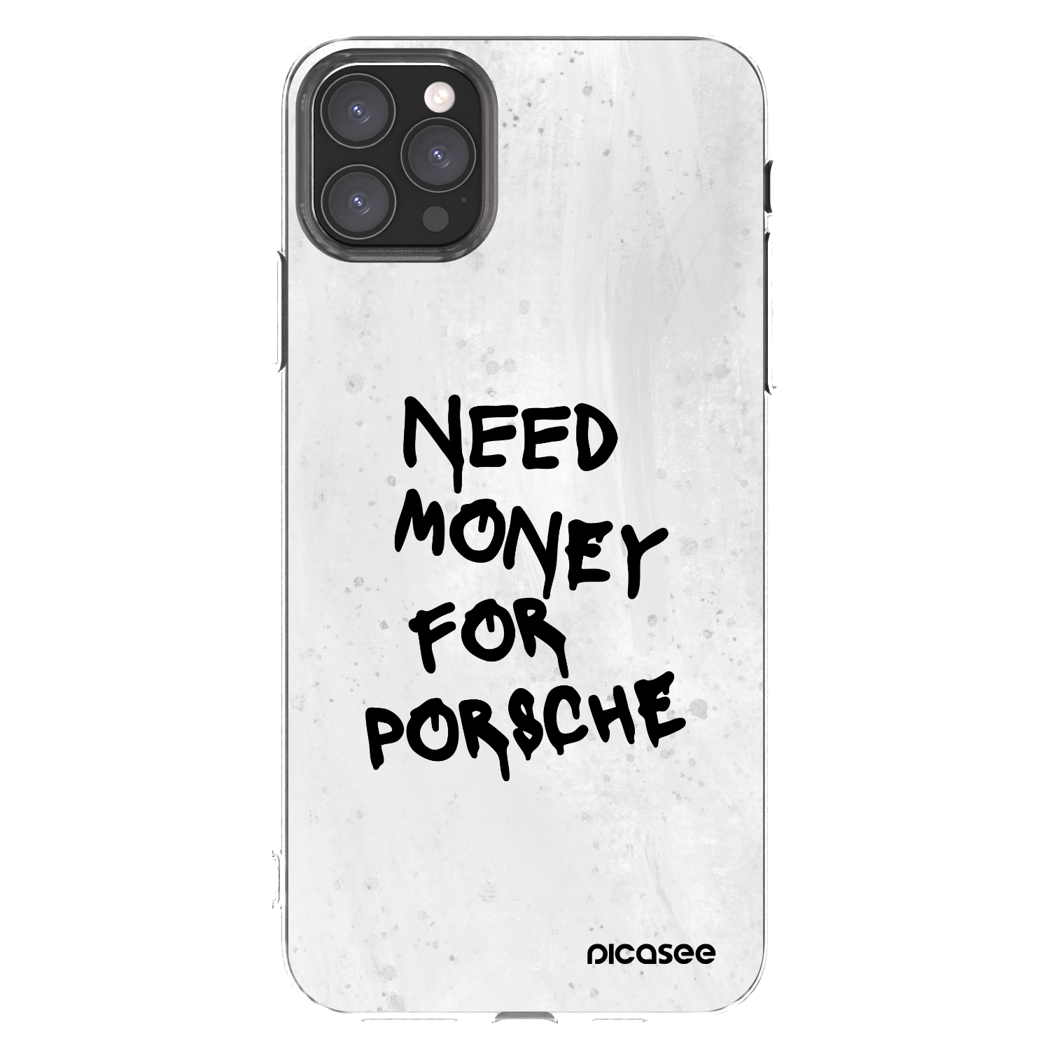 Picasee silikonový průhledný obal pro Apple iPhone 11 Pro Max - White Dollar