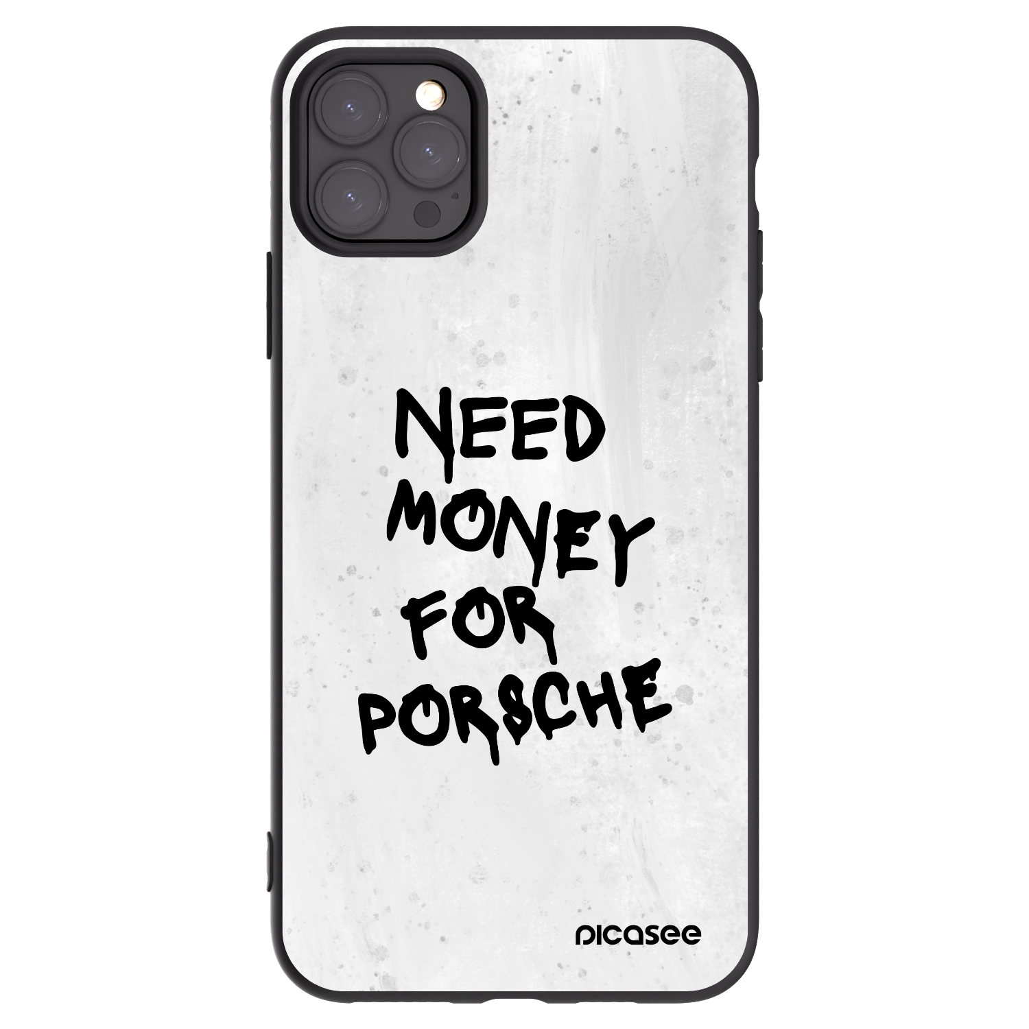Picasee silikonový černý obal pro Apple iPhone 11 Pro Max - White Dollar