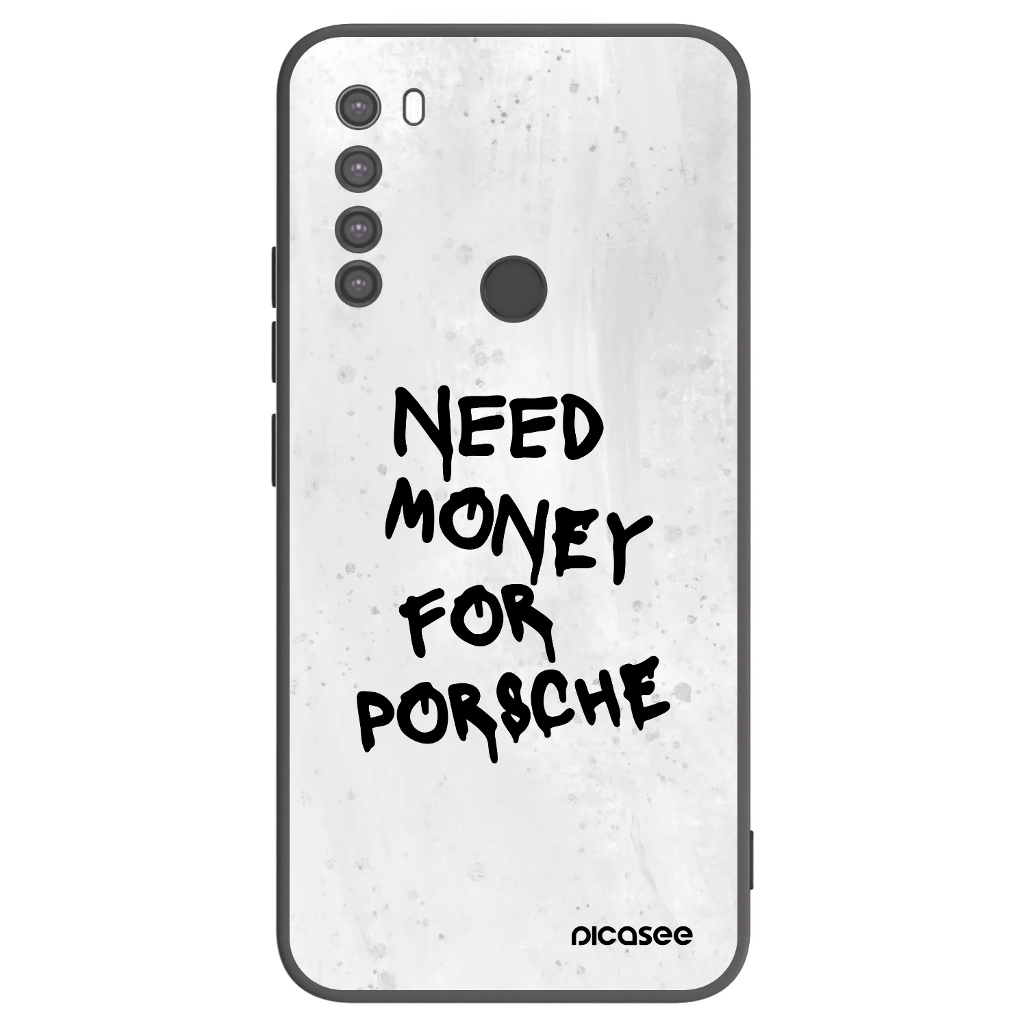 Picasee silikonový černý obal pro Xiaomi Redmi Note 8 - White Dollar