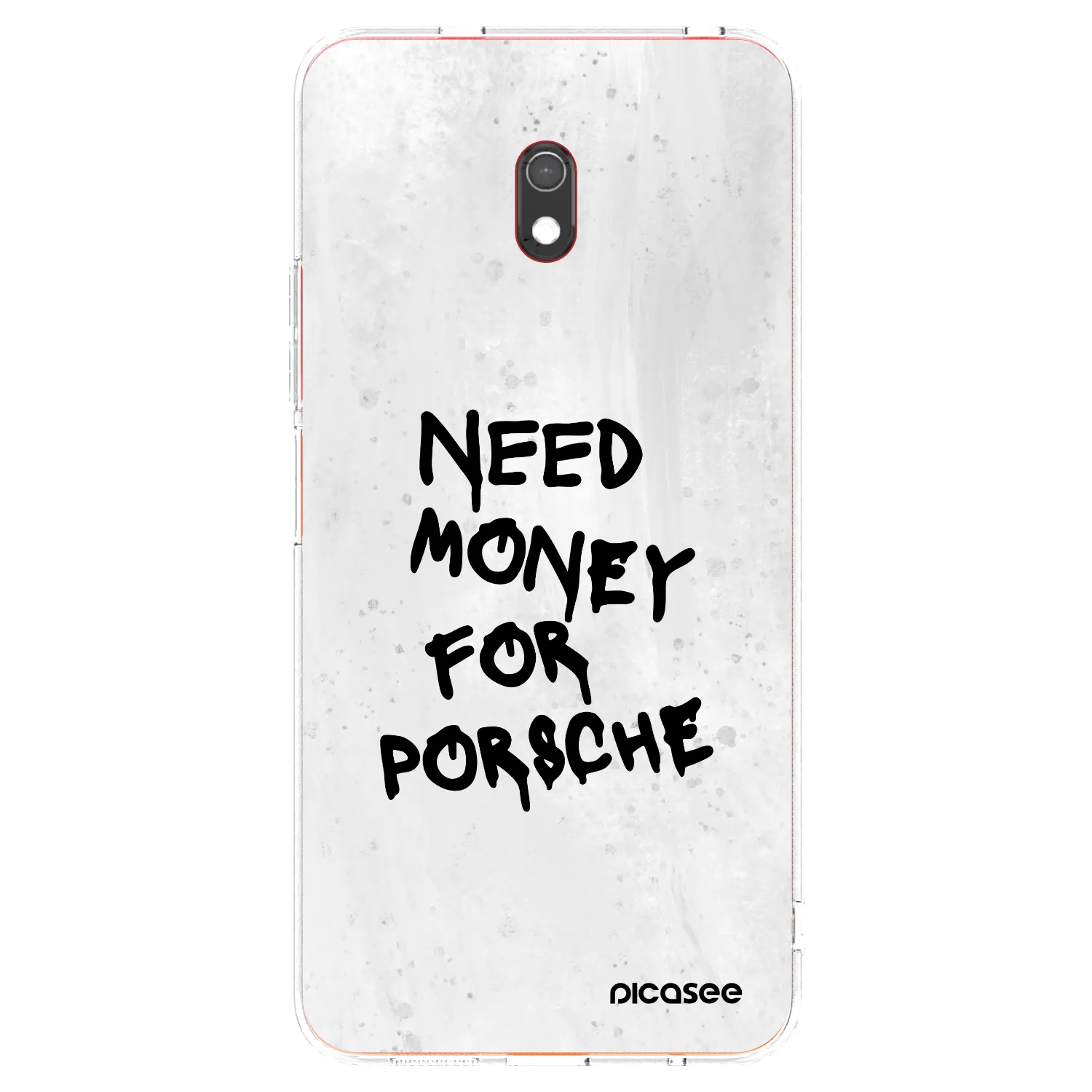 Picasee silikonový průhledný obal pro Xiaomi Redmi 8A - White Dollar