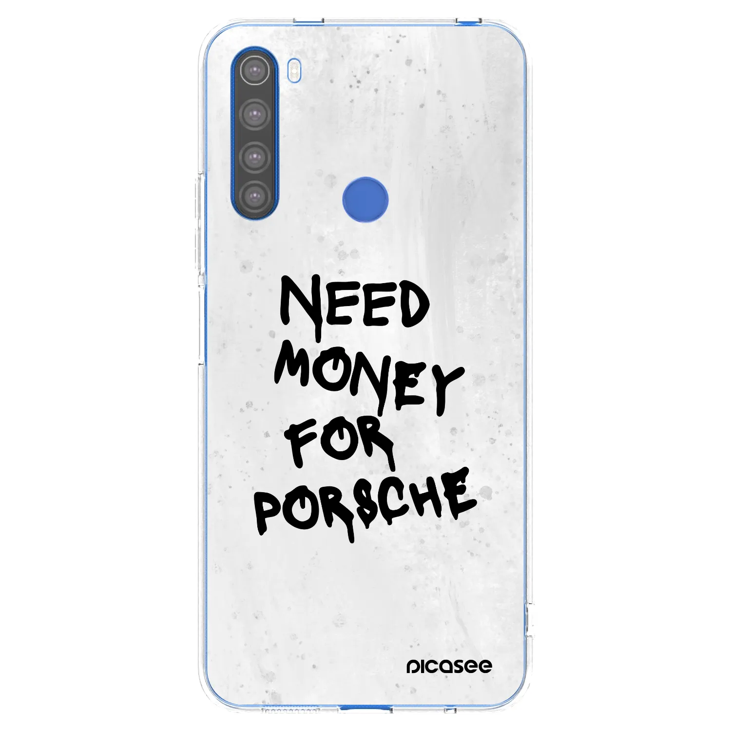 Picasee silikonový průhledný obal pro Xiaomi Redmi Note 8T - White Dollar