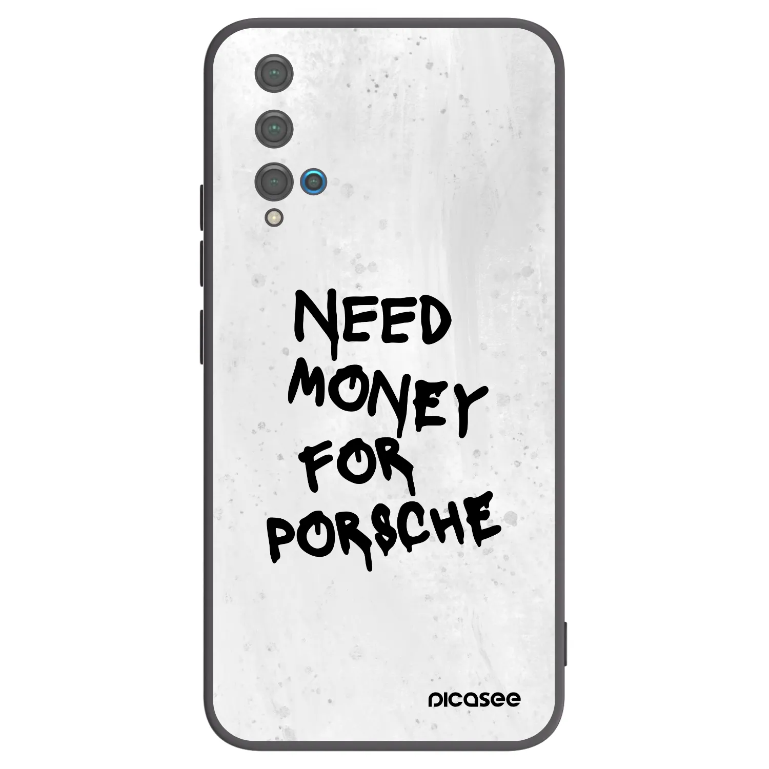 Picasee silikonový černý obal pro Huawei Nova 5T - White Dollar