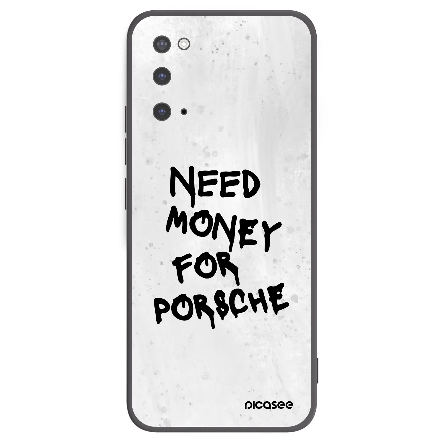 Picasee silikonový černý obal pro Samsung Galaxy S20 G980F - White Dollar