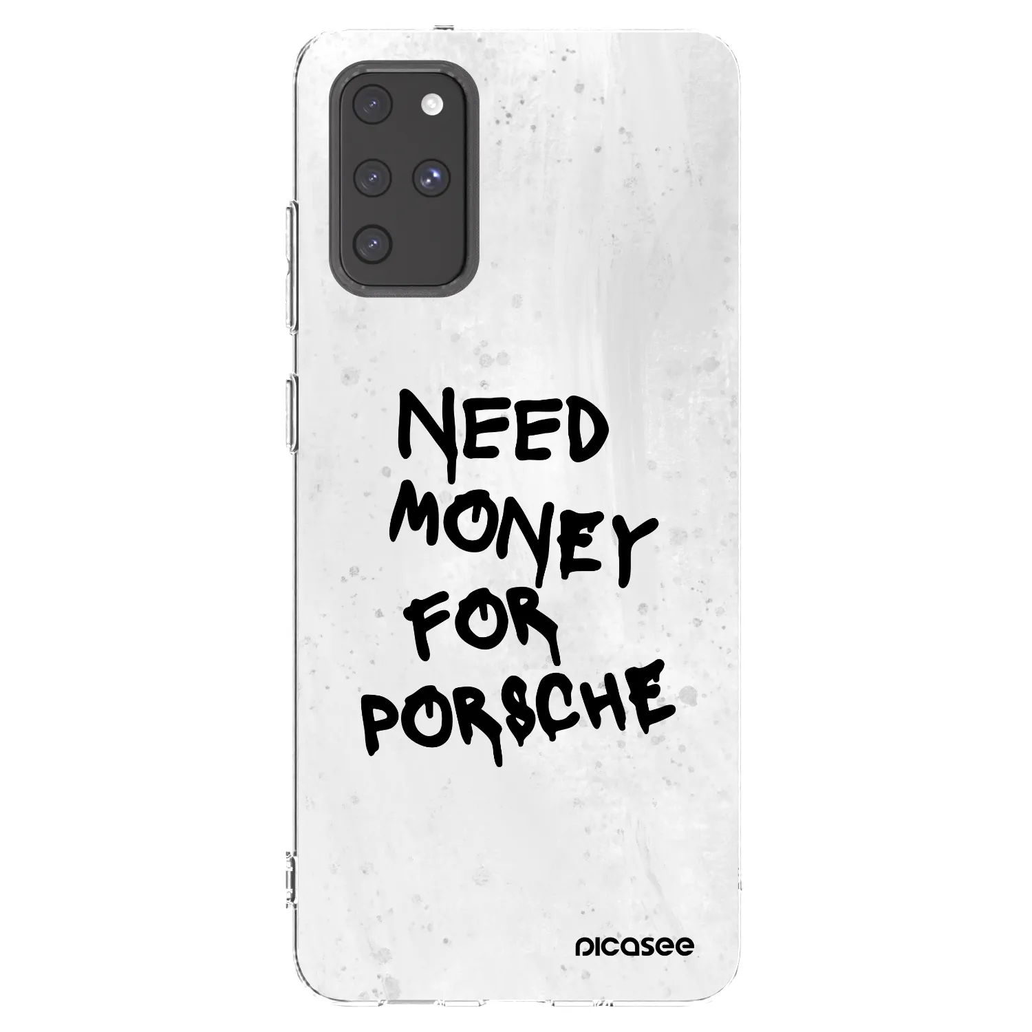 Picasee silikonový průhledný obal pro Samsung Galaxy S20+ G985F - White Dollar
