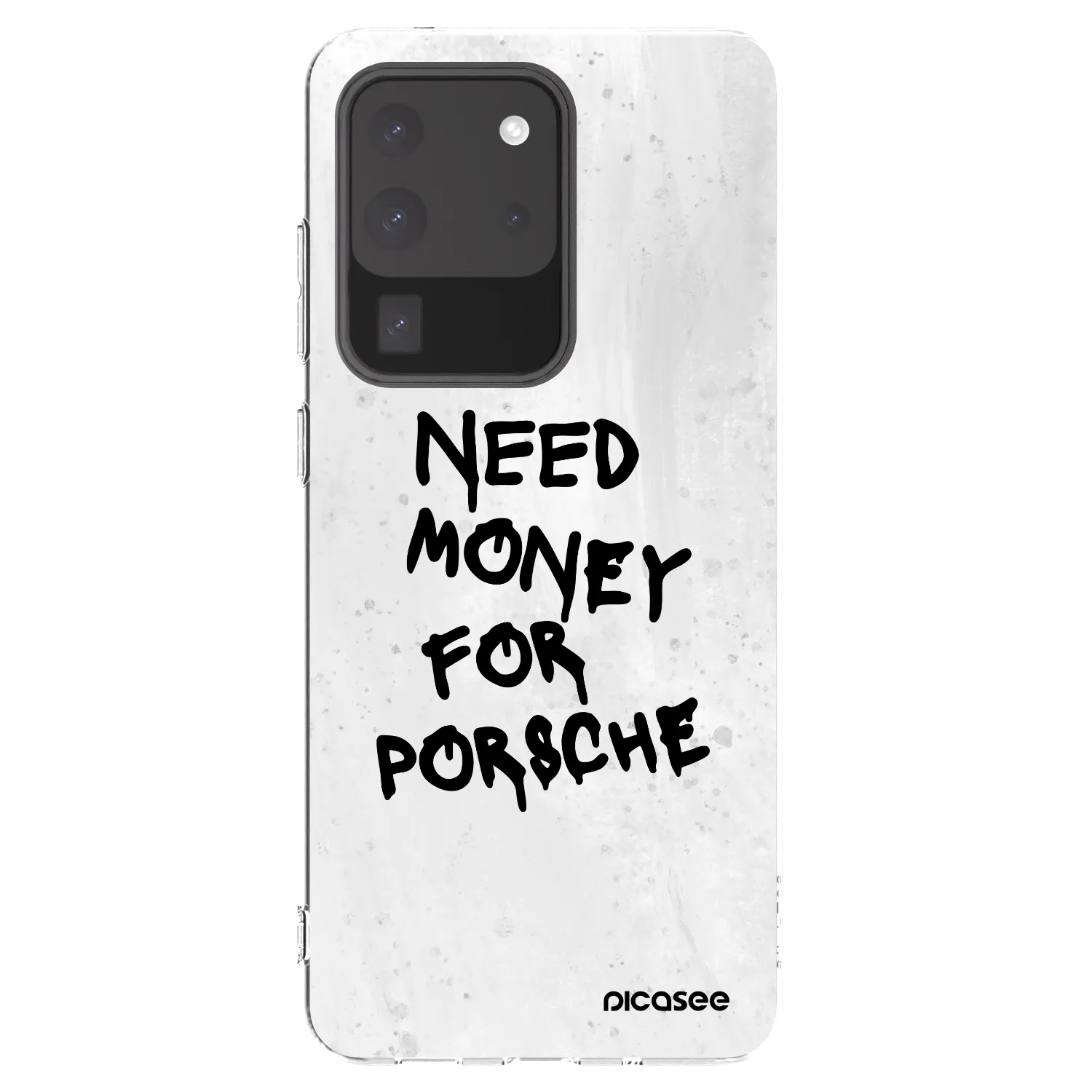 Picasee silikonový průhledný obal pro Samsung Galaxy S20 Ultra 5G G988F - White Dollar