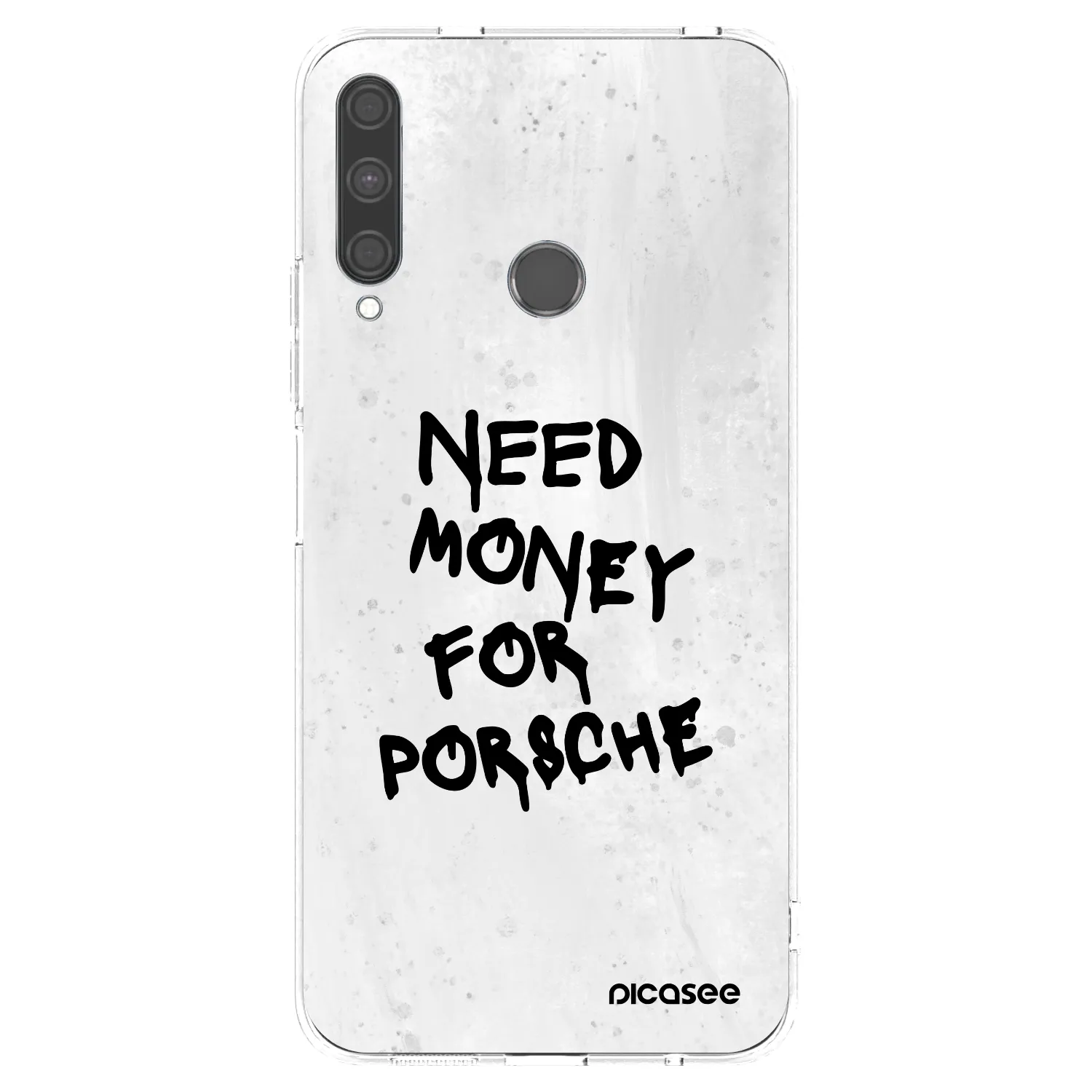 Picasee silikonový průhledný obal pro Huawei P40 Lite E - White Dollar