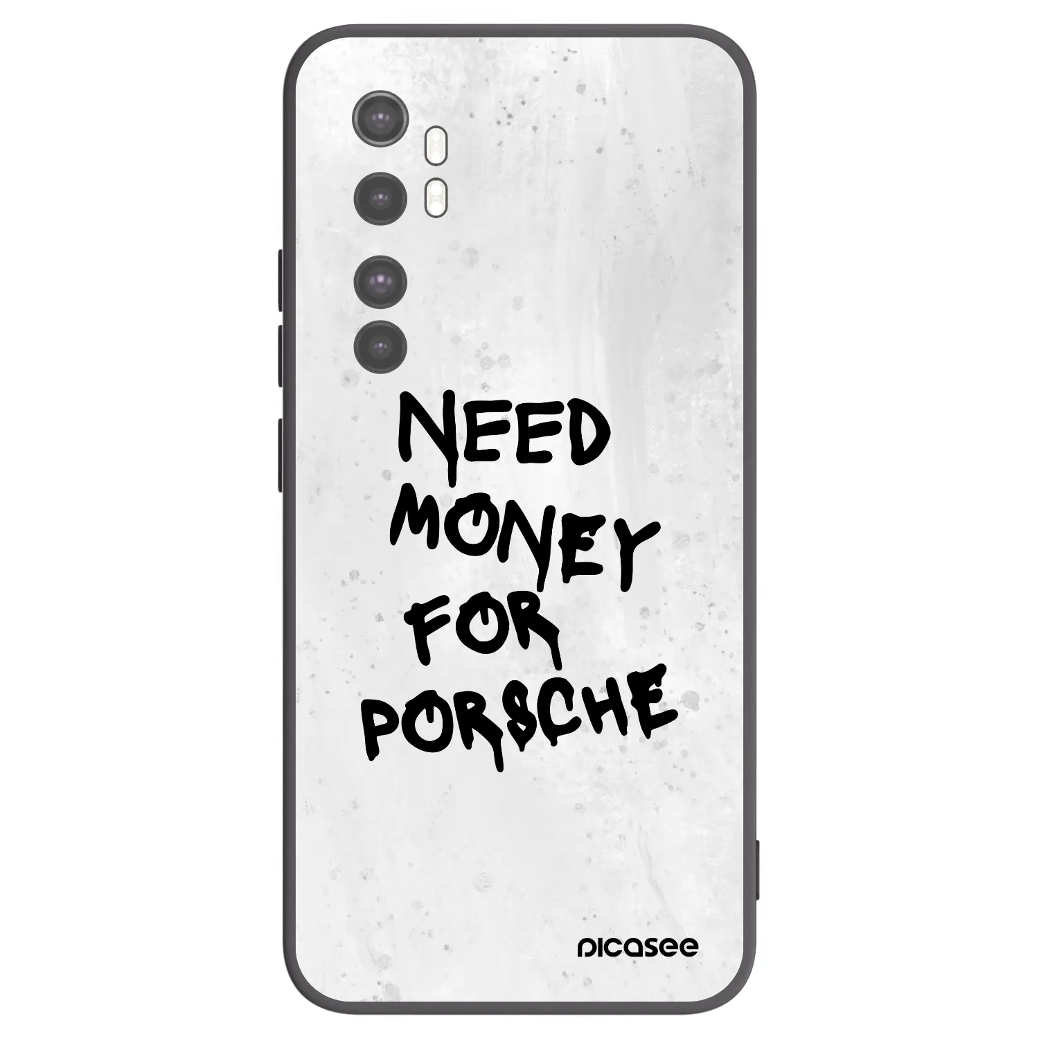Picasee silikonový černý obal pro Xiaomi Mi Note 10 Lite - White Dollar