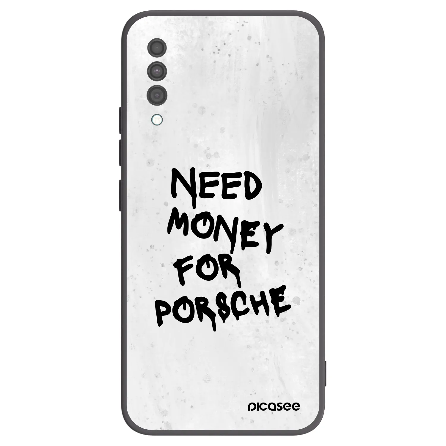 Picasee silikonový černý obal pro Samsung Galaxy A30s A307F - White Dollar