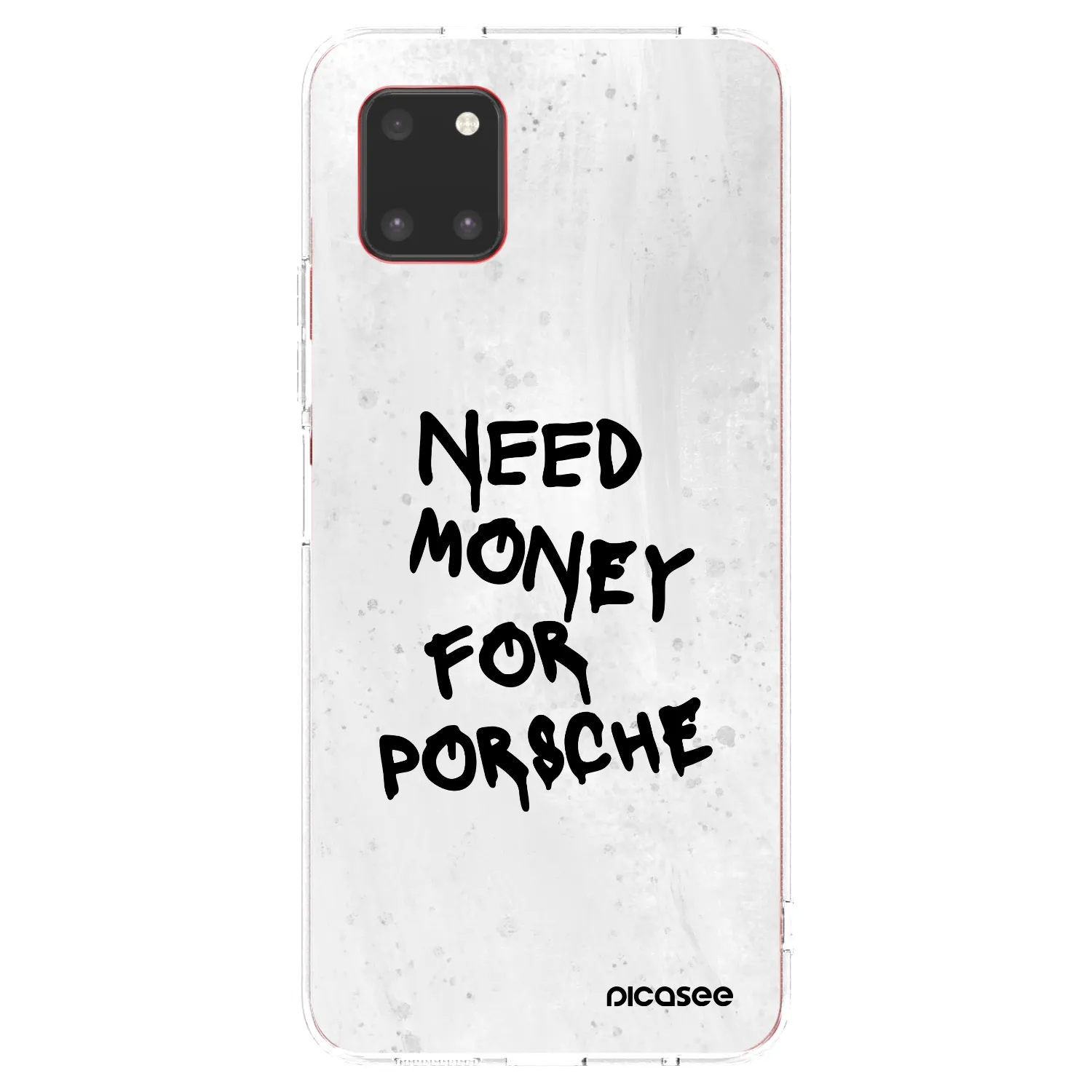 Picasee silikonový průhledný obal pro Samsung Galaxy Note 10 Lite N770F - White Dollar