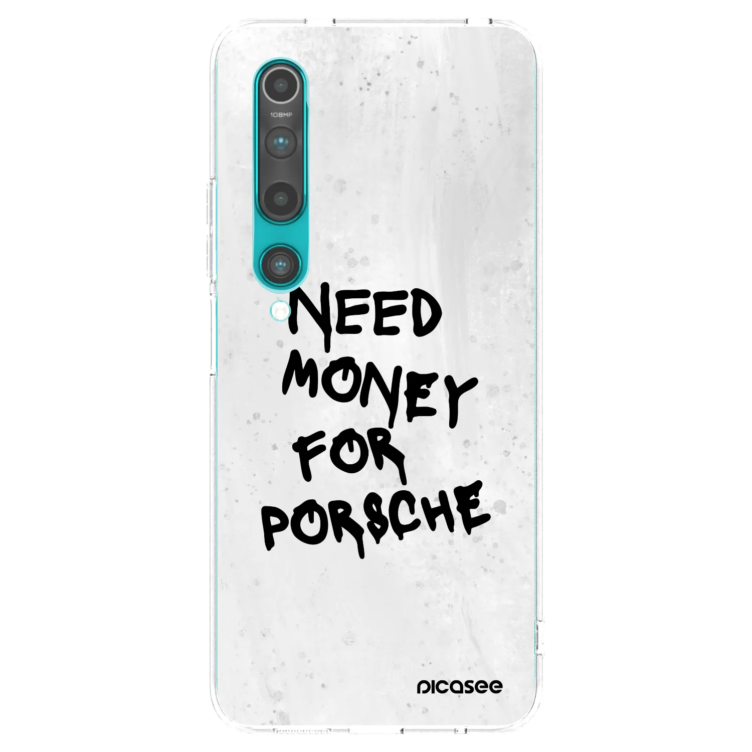 Picasee silikonový průhledný obal pro Xiaomi Mi 10 - White Dollar
