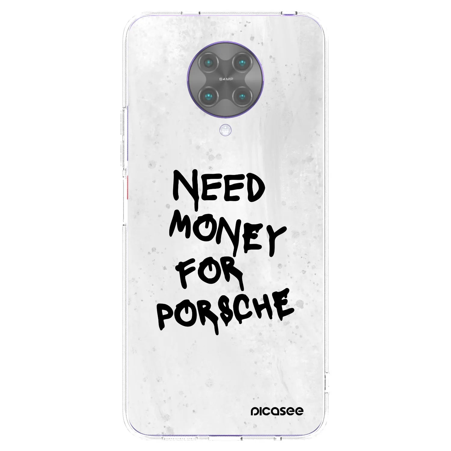 Picasee silikonový průhledný obal pro Xiaomi Poco F2 Pro - White Dollar