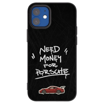 Picasee silikonový černý obal pro Apple iPhone 12 mini - Dark Racer