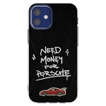Picasee silikonový průhledný obal pro Apple iPhone 12 mini - Dark Racer
