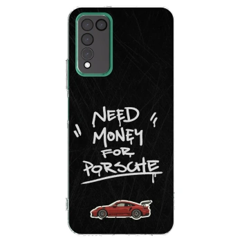 Picasee silikonový průhledný obal pro Honor 10X Lite - Dark Racer