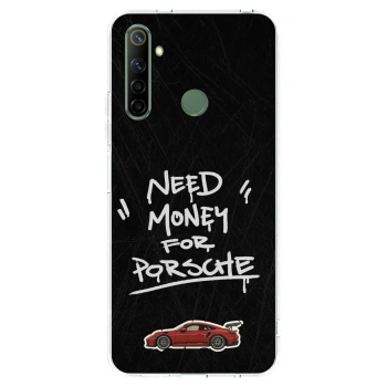 Picasee silikonový průhledný obal pro Realme 6i - Dark Racer