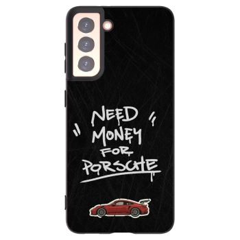 Picasee silikonový černý obal pro Samsung Galaxy S21 5G G991B - Dark Racer