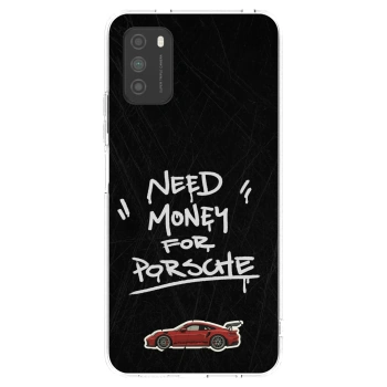 Picasee silikonový průhledný obal pro Xiaomi Poco M3 - Dark Racer