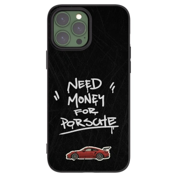 Picasee silikonový černý obal pro Apple iPhone 13 Pro Max - Dark Racer