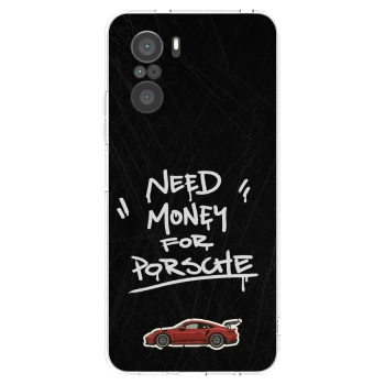 Picasee silikonový průhledný obal pro Xiaomi Poco F3 - Dark Racer