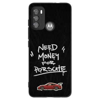 Picasee silikonový černý obal pro Motorola Moto G60 - Dark Racer