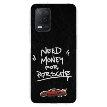 Picasee silikonový průhledný obal pro Realme 8 5G - Dark Racer