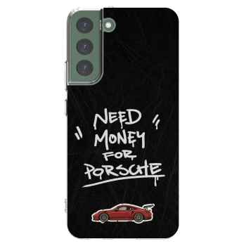 Picasee silikonový průhledný obal pro Samsung Galaxy S22+ 5G - Dark Racer