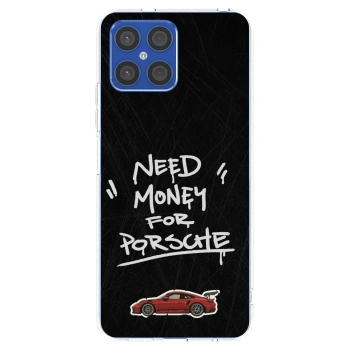 Picasee silikonový průhledný obal pro Honor X8 4G - Dark Racer