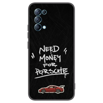 Picasee silikonový černý obal pro OPPO Reno 5 5G - Dark Racer